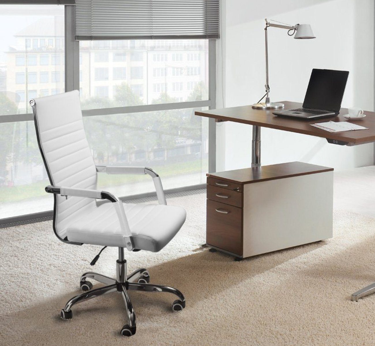 360° Rollen Set, Drehbar Bürostuhl (5-St) 5-teilig Stuhlrollen, Stuhlrolle BlingBin