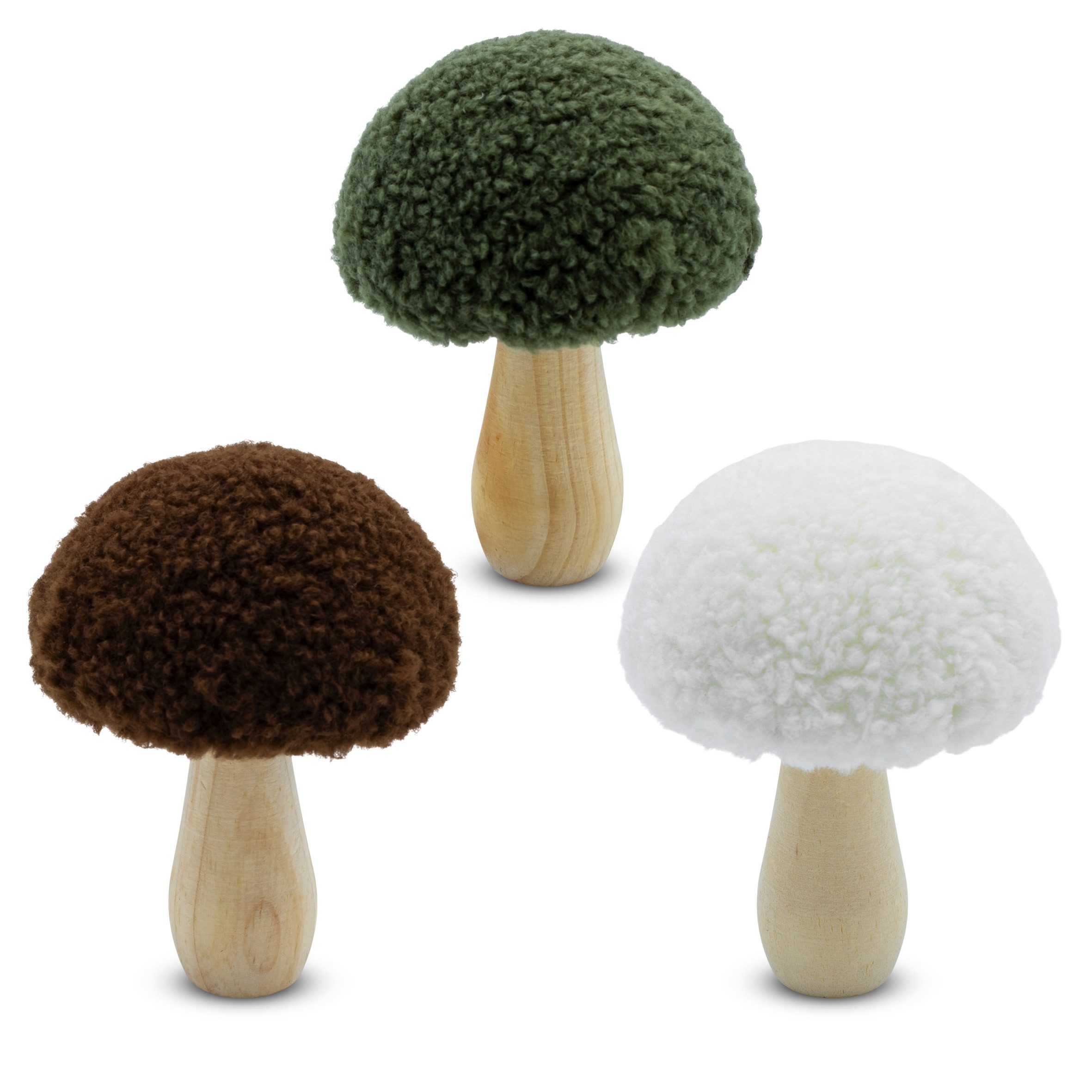 Spetebo Dekofigur Holz Deko Pilz mit günstig online kaufen