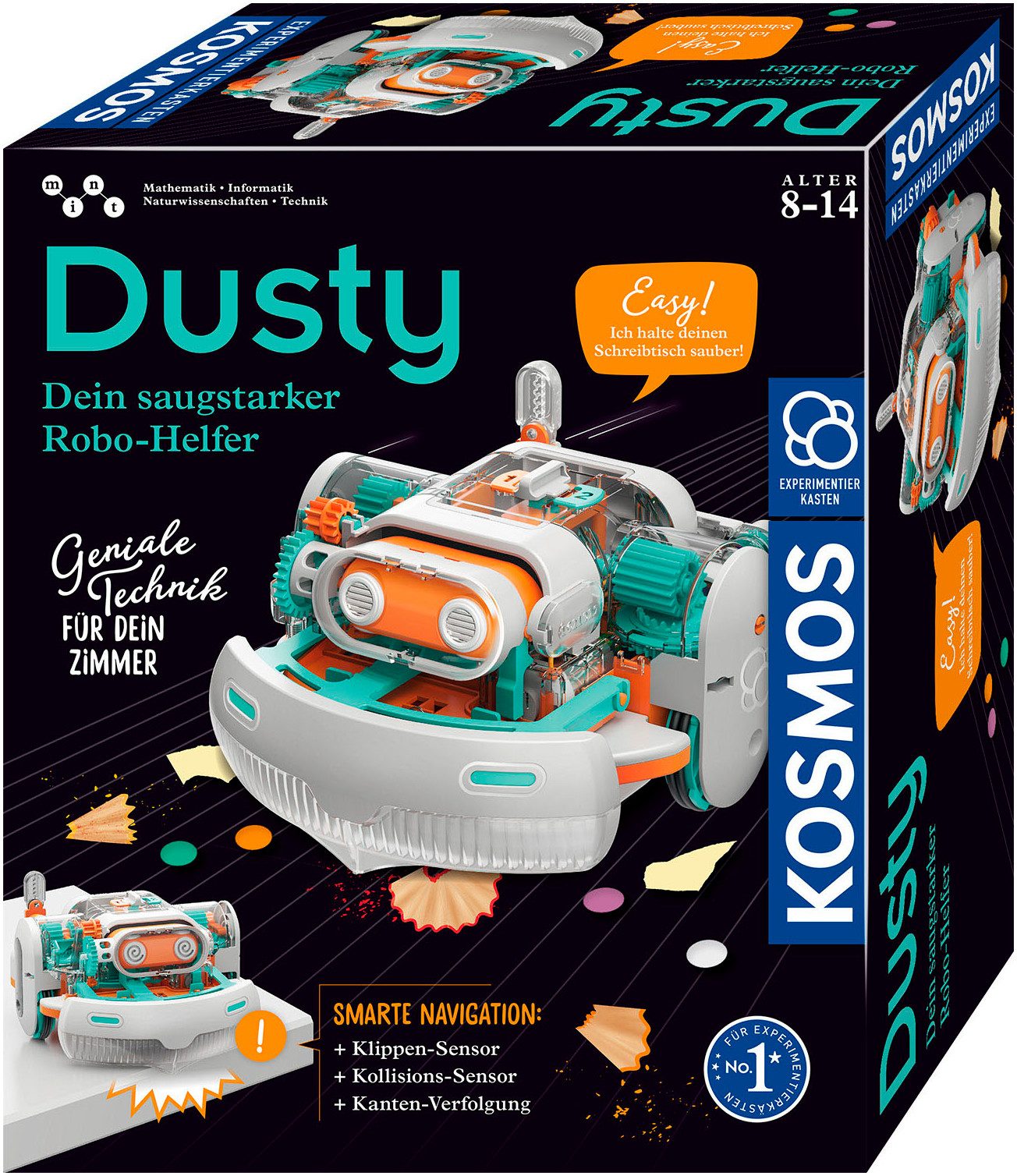 Kosmos Modellbausatz Dusty - Dein saugstarker Robo-Helfer