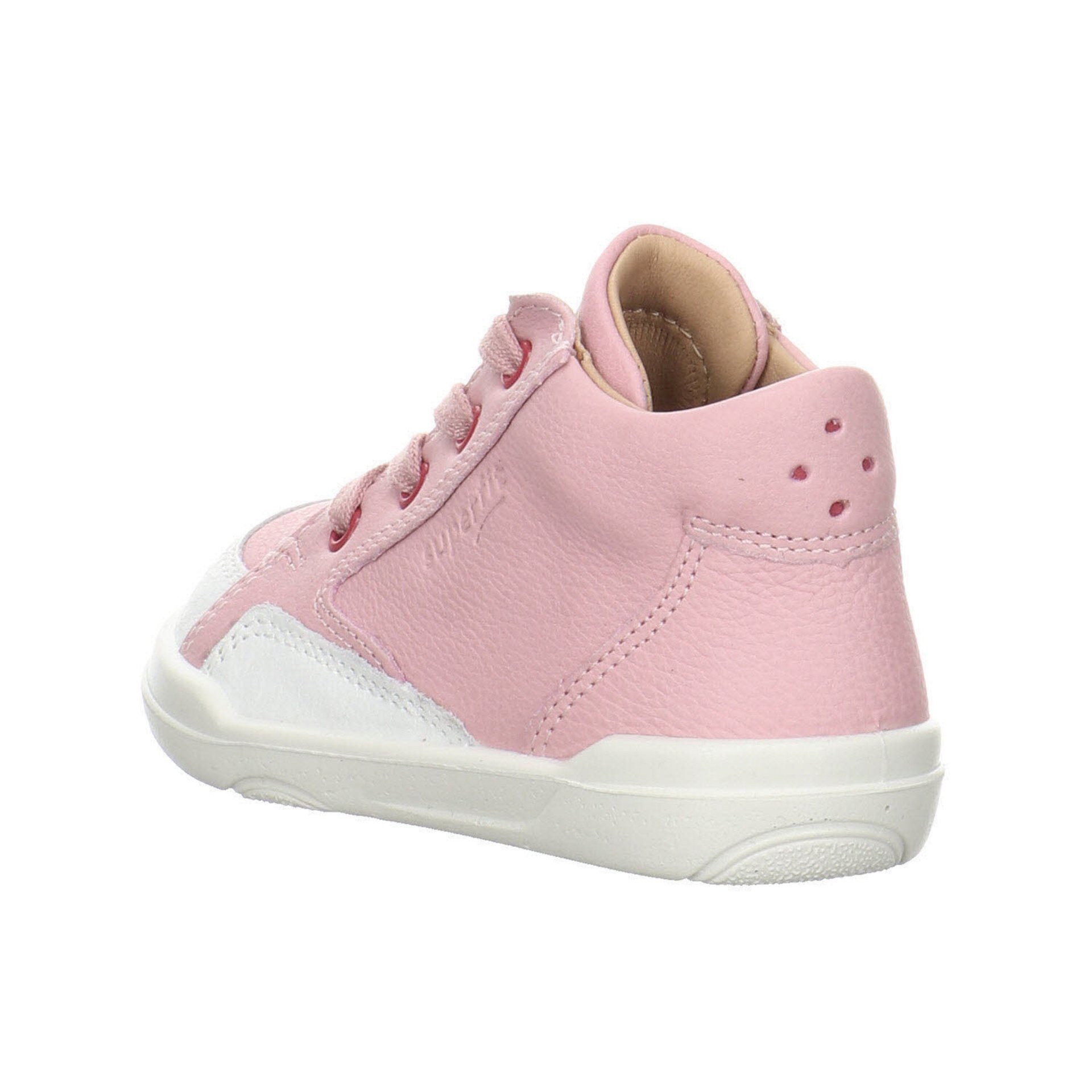 Superfit Baby Krabbelschuhe Schnürschuh Lauflernschuhe ROSA/WEISS Glattleder