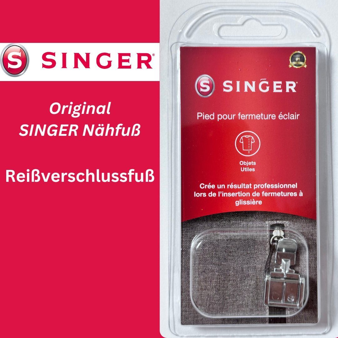 Singer Nähmaschine SINGER Reißverschlussfuß Original