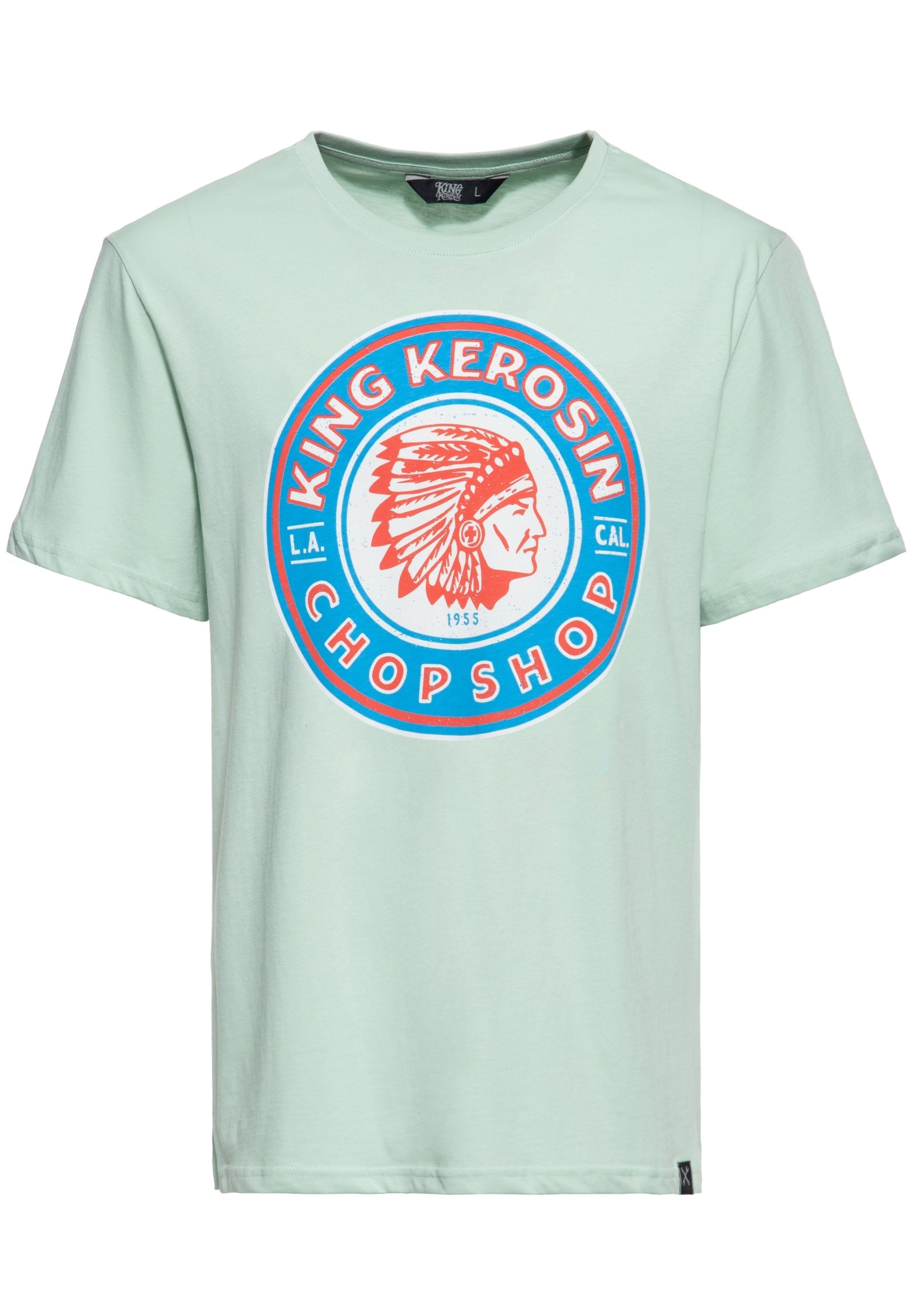 KingKerosin Print-Shirt Chop Shop (1-tlg) mit günstig online kaufen