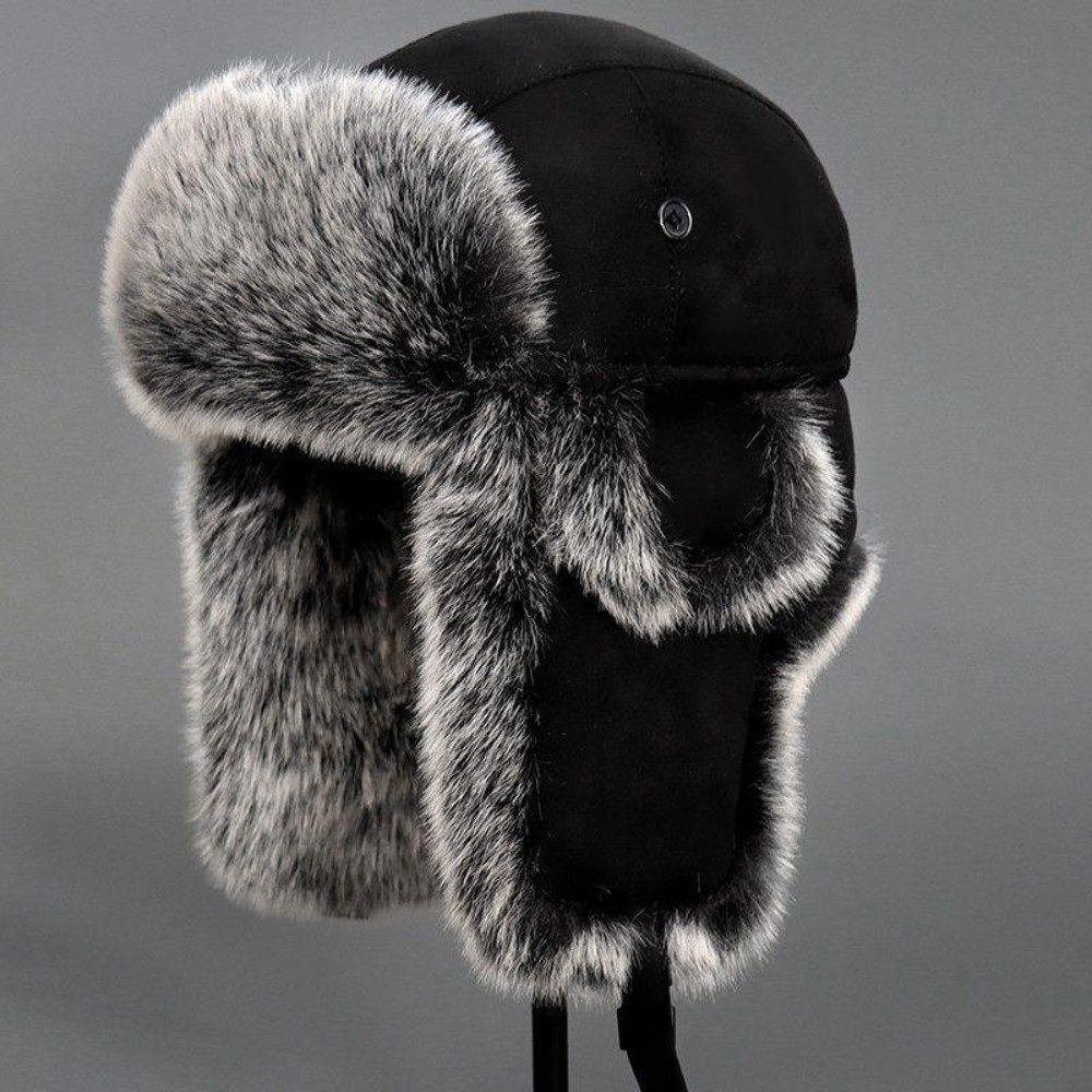 Blusmart Plüschmütze Winter Plüsch Bomber Hüte für Frauen Männer (Warme Schnee Motorhaube Earflap Hüte, Wasserdicht, wärmer) Für verschiedene Winteraktivitäten im Freien