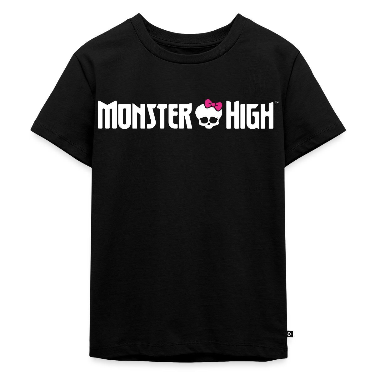 Spreadshirt T-Shirt Monster High™ Offizielles Logo Mit Totenkopf Kinder Premium T-Shirt (1-tlg)