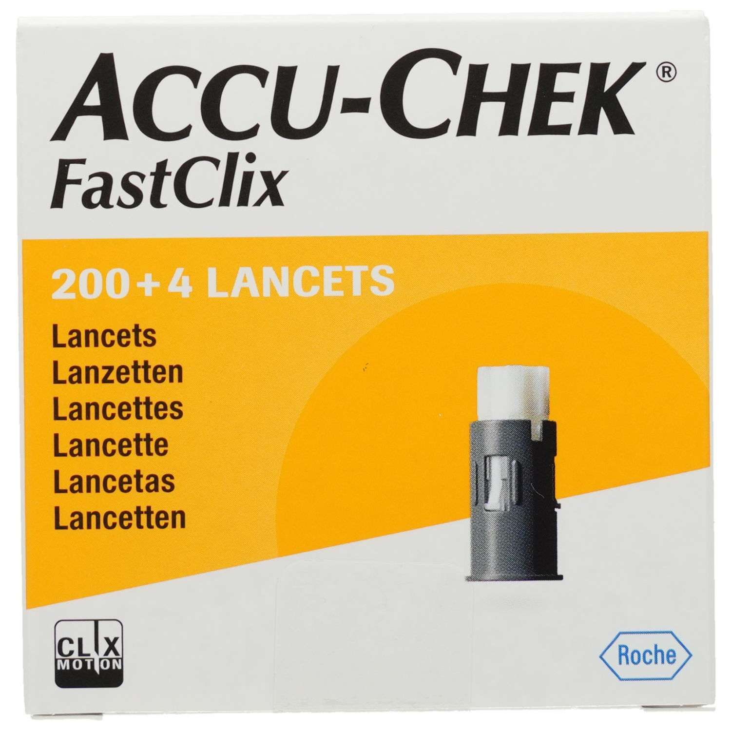 Roche Blutzucker-Teststreifen ACCU-CHEK FastClix Lanzetten 200 St