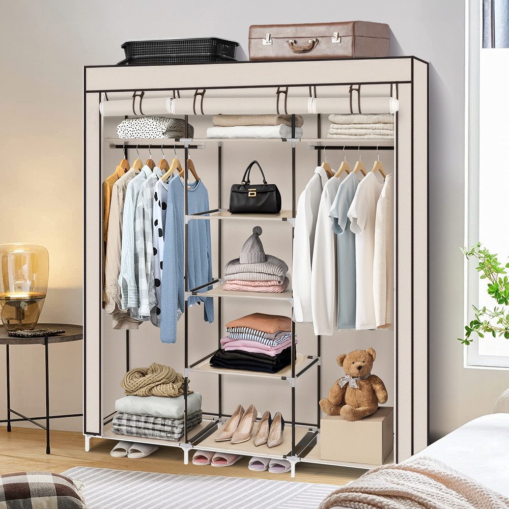 Bellavio Kleiderschrank Stoffschrank 12 Ablagen (1-St., günstig online kaufen