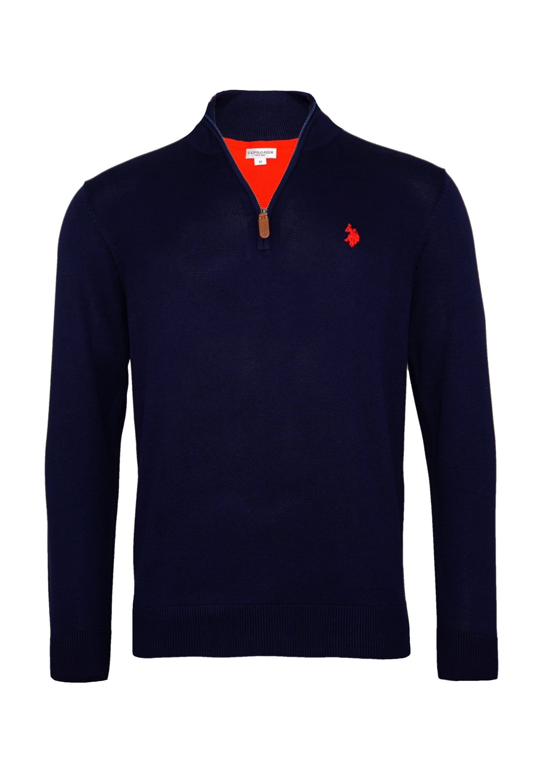 U.S. Polo Assn. Strickpullover Pullover Troyer Half Zip (1-tlg) günstig online kaufen