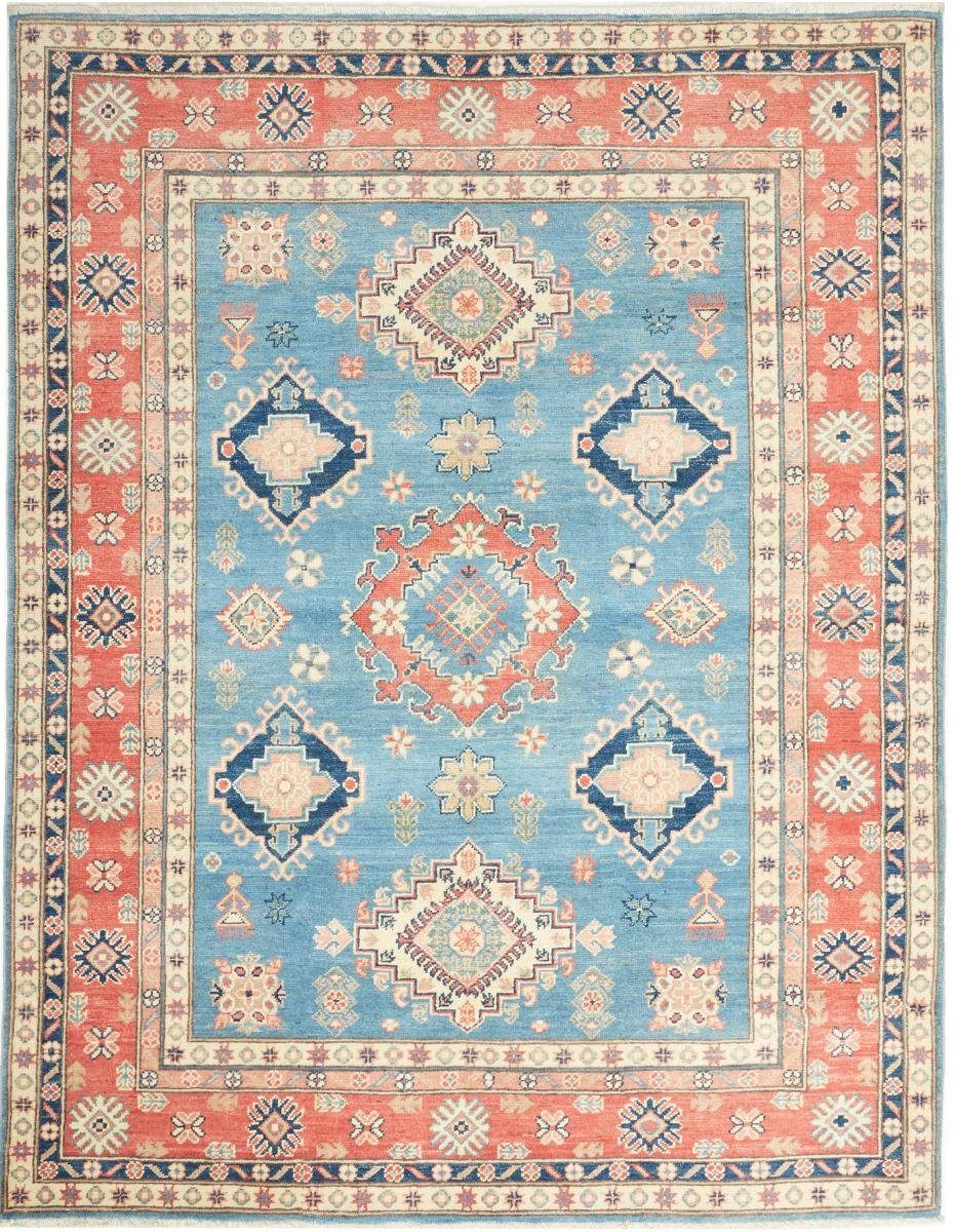 Orientteppich Kazak 153x194 Handgeknüpfter Orientteppich, Nain Trading, rechteckig, Höhe: 5 mm