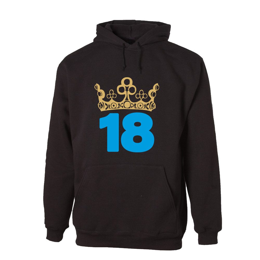Hoodie 18 – mit Krone