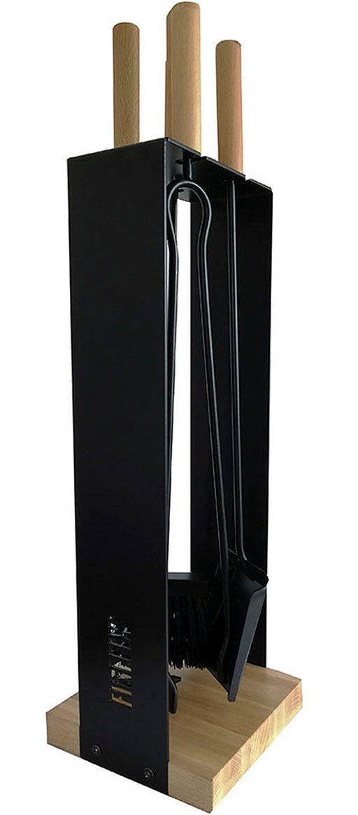 Firefix Kamingarnitur Kaminbesteck mit Holzgriffen und Holzsocke, Firefix L günstig online kaufen