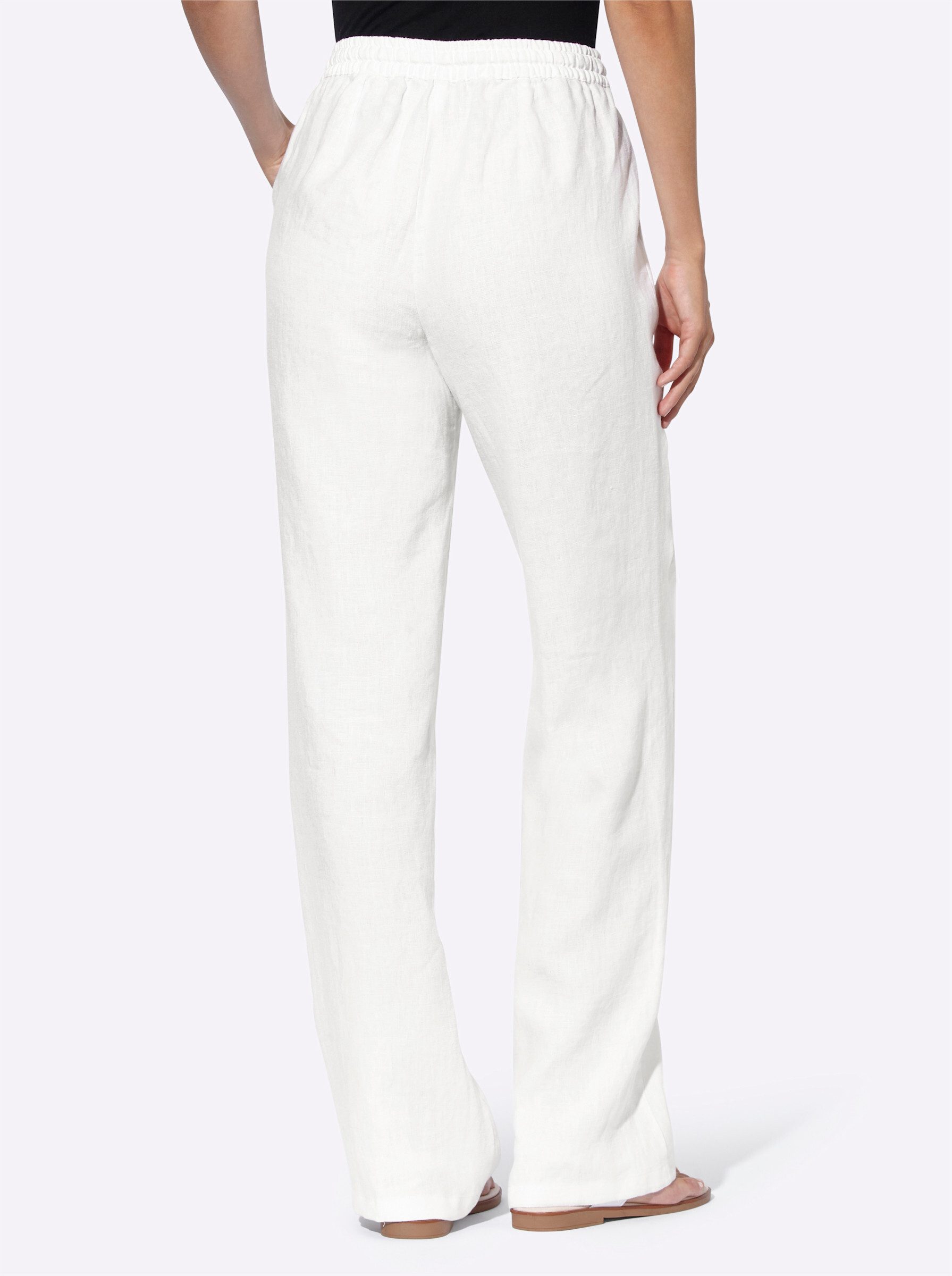 heine Jerseyhose Leinenhose normal