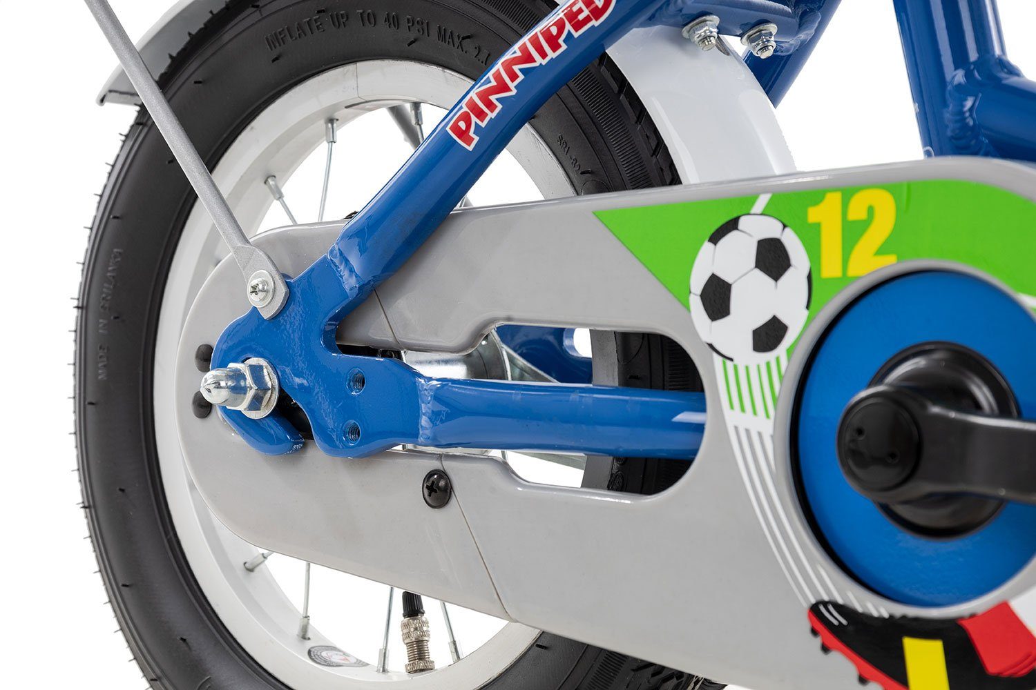 Pinniped Kinderfahrrad Kid 12, 1 Gang Bremsnabe Schaltwerk, Kinderrad 12 bis 18 Zoll Junge Mädchen blau