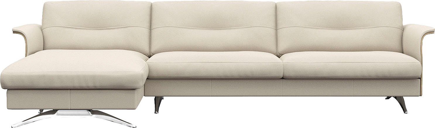 FLEXLUX Ecksofa Glow, super bequem durch hochwertigem Sitzaufbau mit Federkern, L-Form, Modernes skandinavisches Design