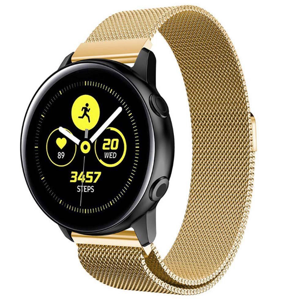 Sunicol Uhrenarmband 18/20/22mm Uhrenarmband, Mesh-Edelstahl, Magnetschließe, Schnellverschluss für Smart Watch oder normale Uhr