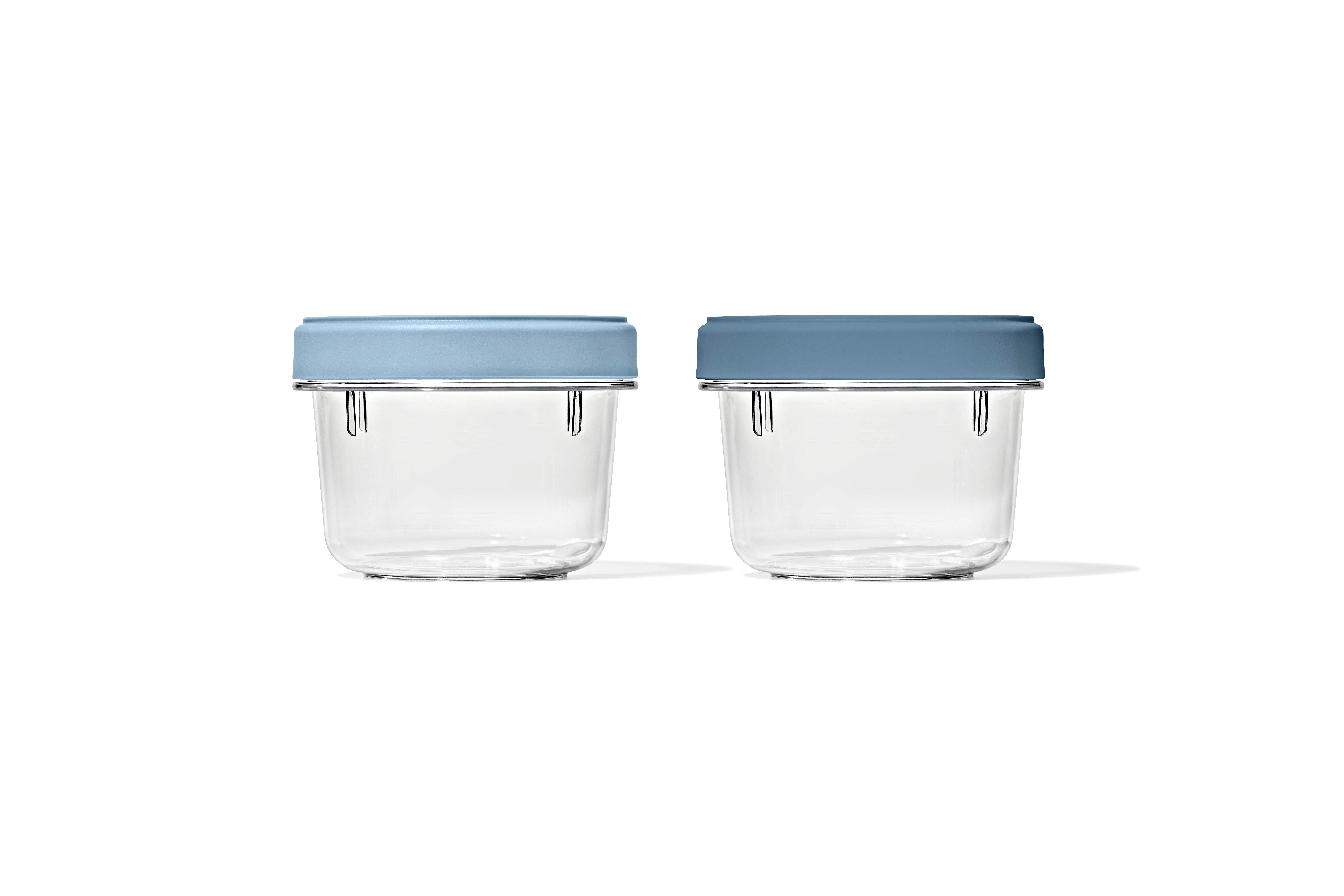OXO Good Grips Aufbewahrungssystem OXO Twist & Stack Behälter – 550 ml – 2er Set, Kunststoff, (2-tlg), ideal für Meal Prep