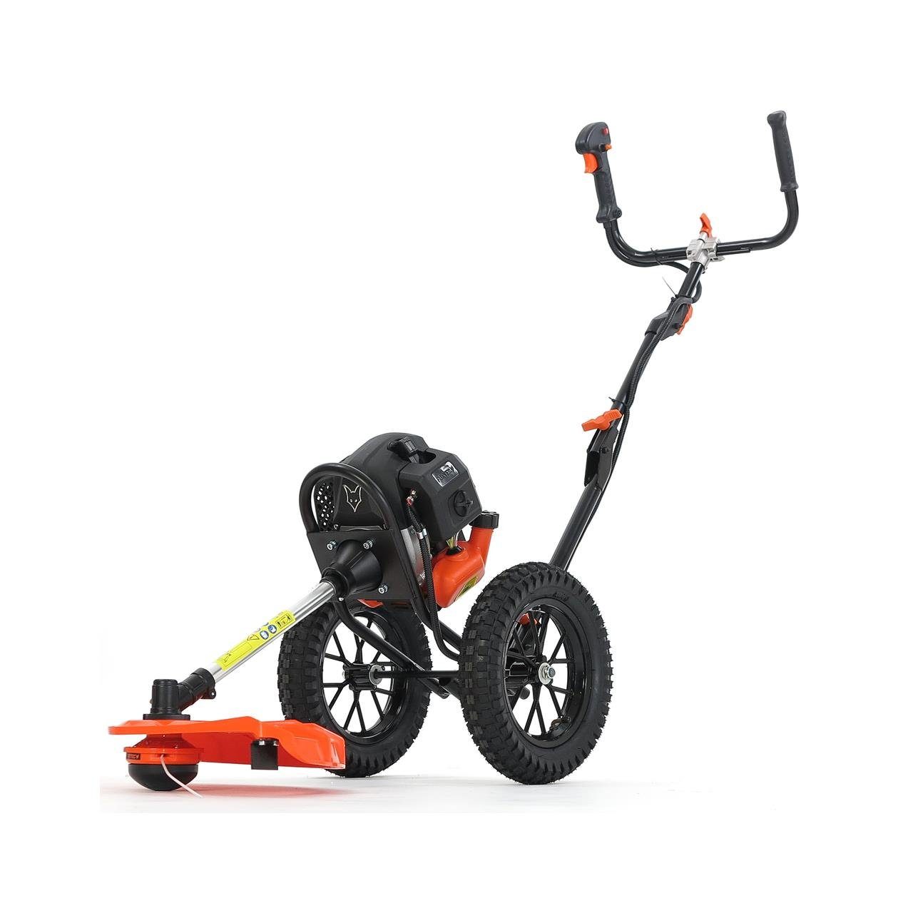 FUXTEC Benzin-Motorsense FX-FSR152, 32 cm Arbeitsbreite Messer, 51.7ccm, 32cm Schnittbreite ergonomisches Design, Tippautomatik