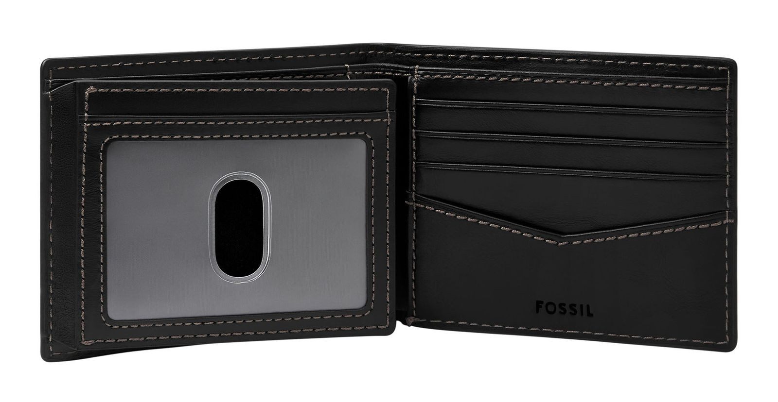 Fossil Kartenetui Bifold, aus echtem Rindsleder