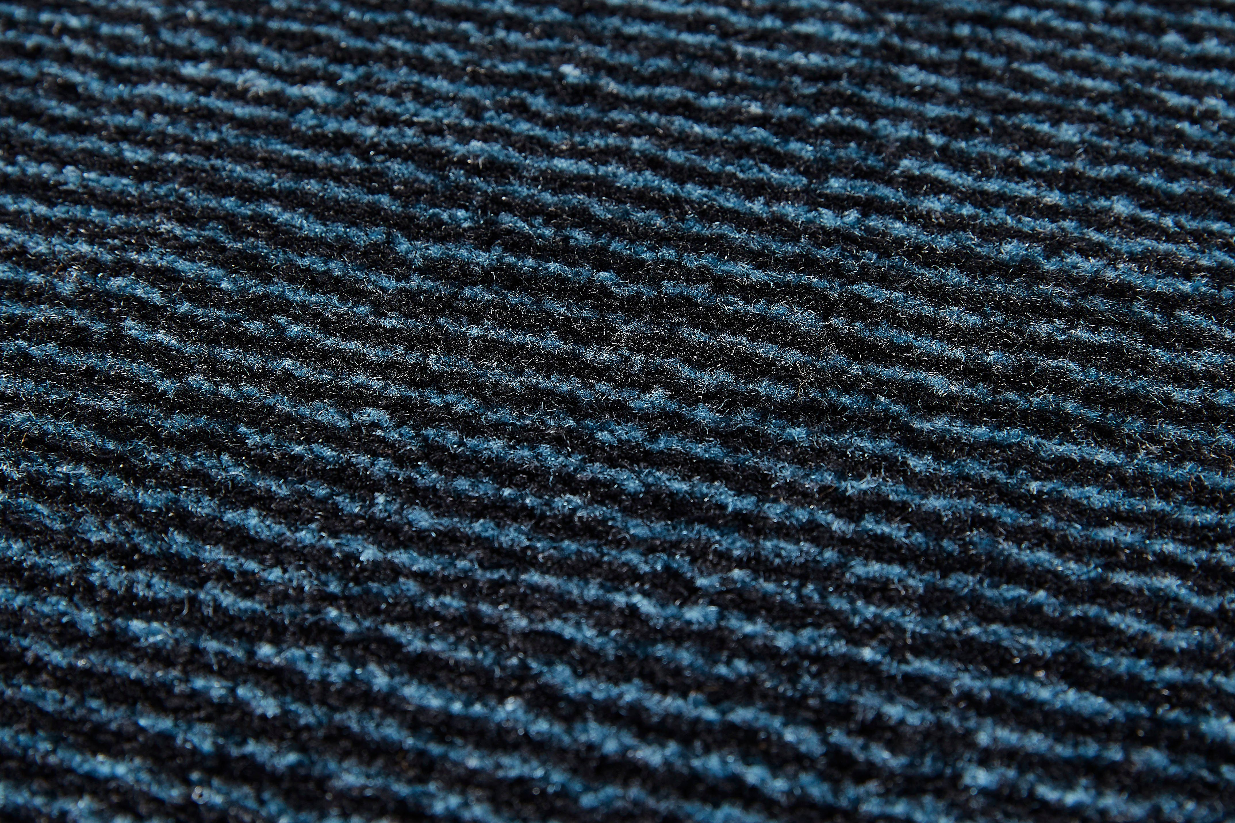 Schmutzmatte, Höhe: blau waschbar 10 Schmutzfangteppich, rechteckig, mm, Schmutzfangläufer, Barbara Läufer Becker, Gentle,