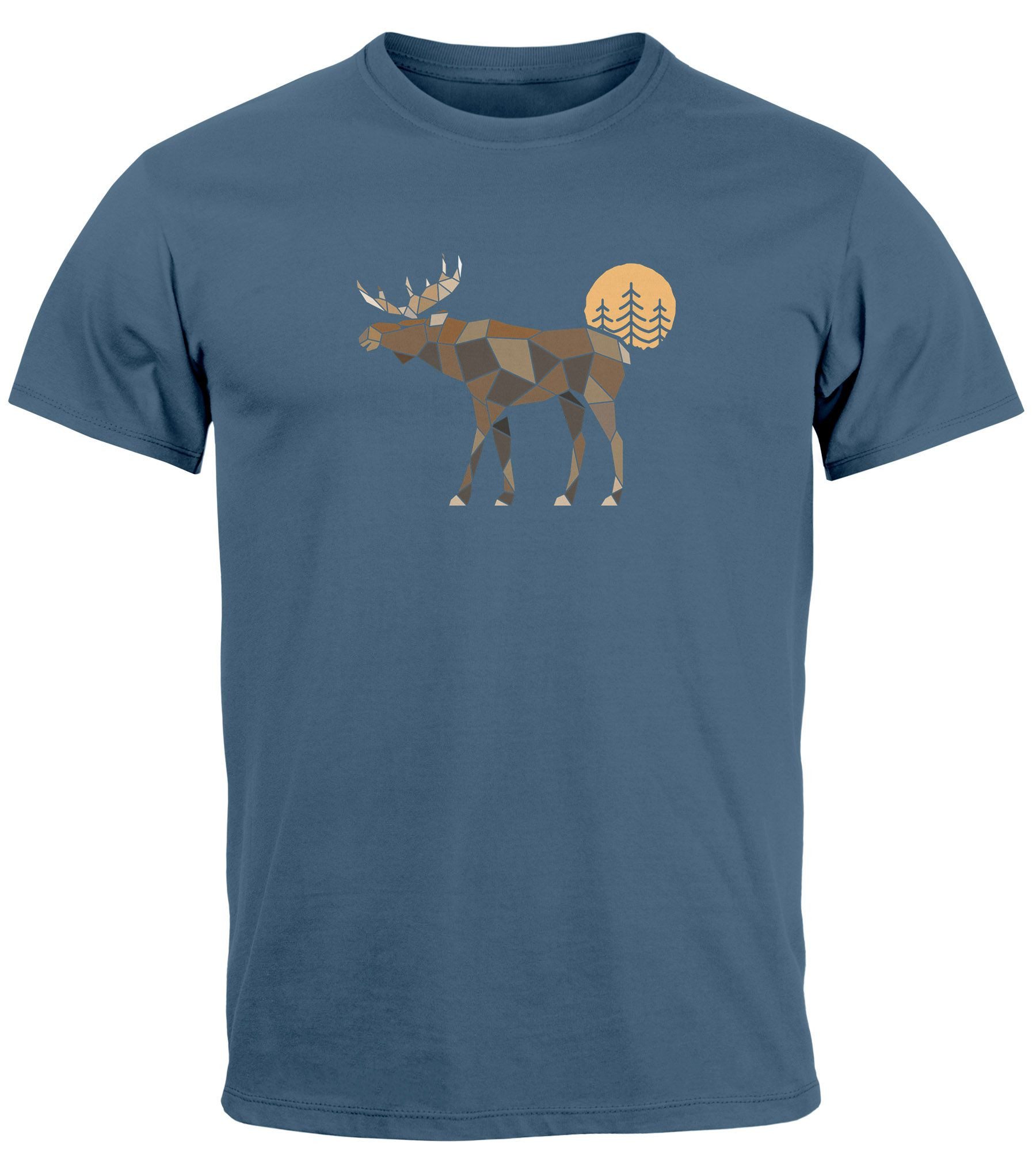 Neverless Print-Shirt Herren T-Shirt Shirt Printshirt günstig online kaufen