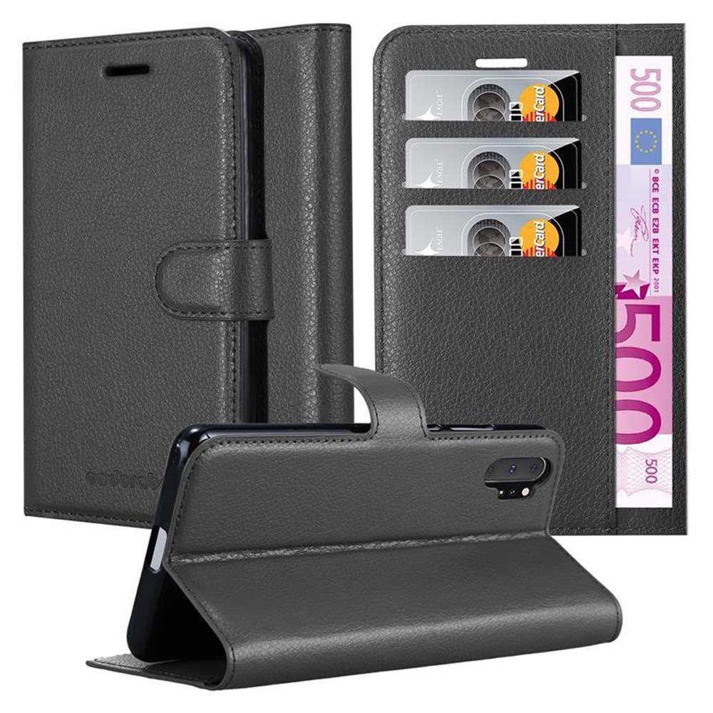 Cadorabo Handyhülle für Samsung Galaxy NOTE 10 PLUS Hülle Samsung Galaxy NOTE 10 PLUS, Hülle Schutzhülle mit Standfunktion, Kartenfach und Magnetverschluss