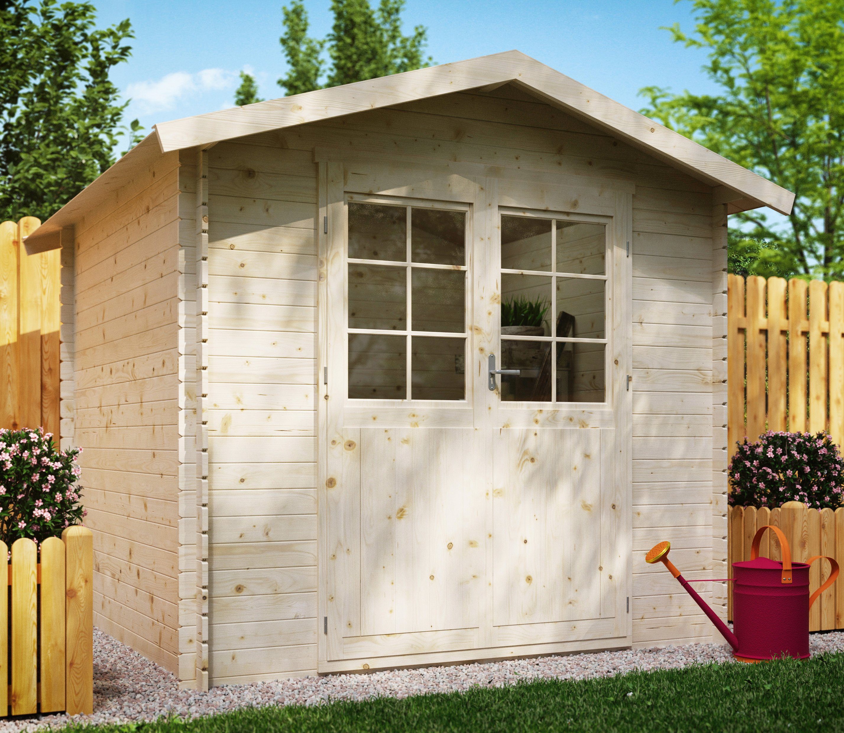 Kiehn Holz Gartenhaus Lillevilla 9 Bxt 270x243 Cm Inkl