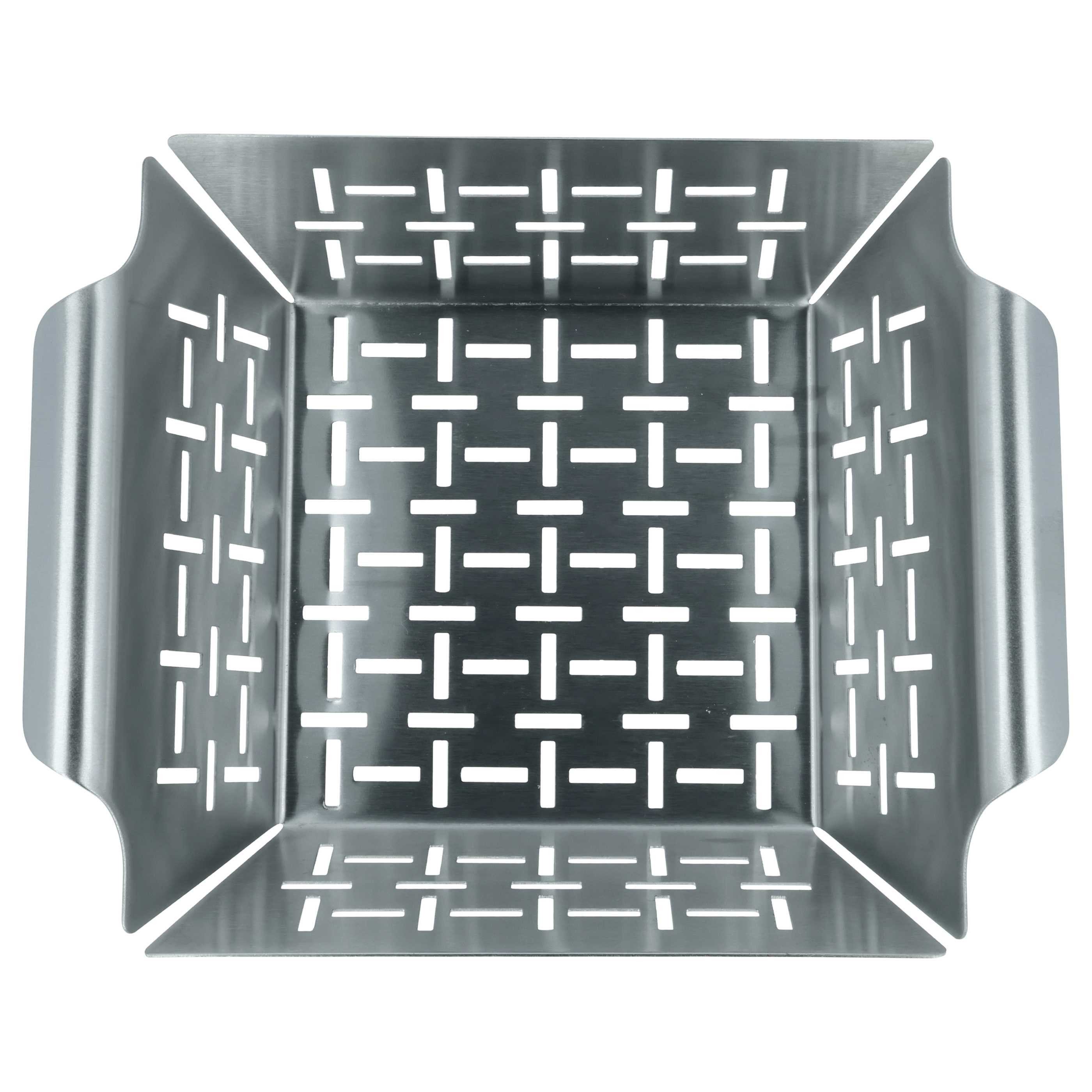 vhbw Grillschale für Grill, Edelstahl