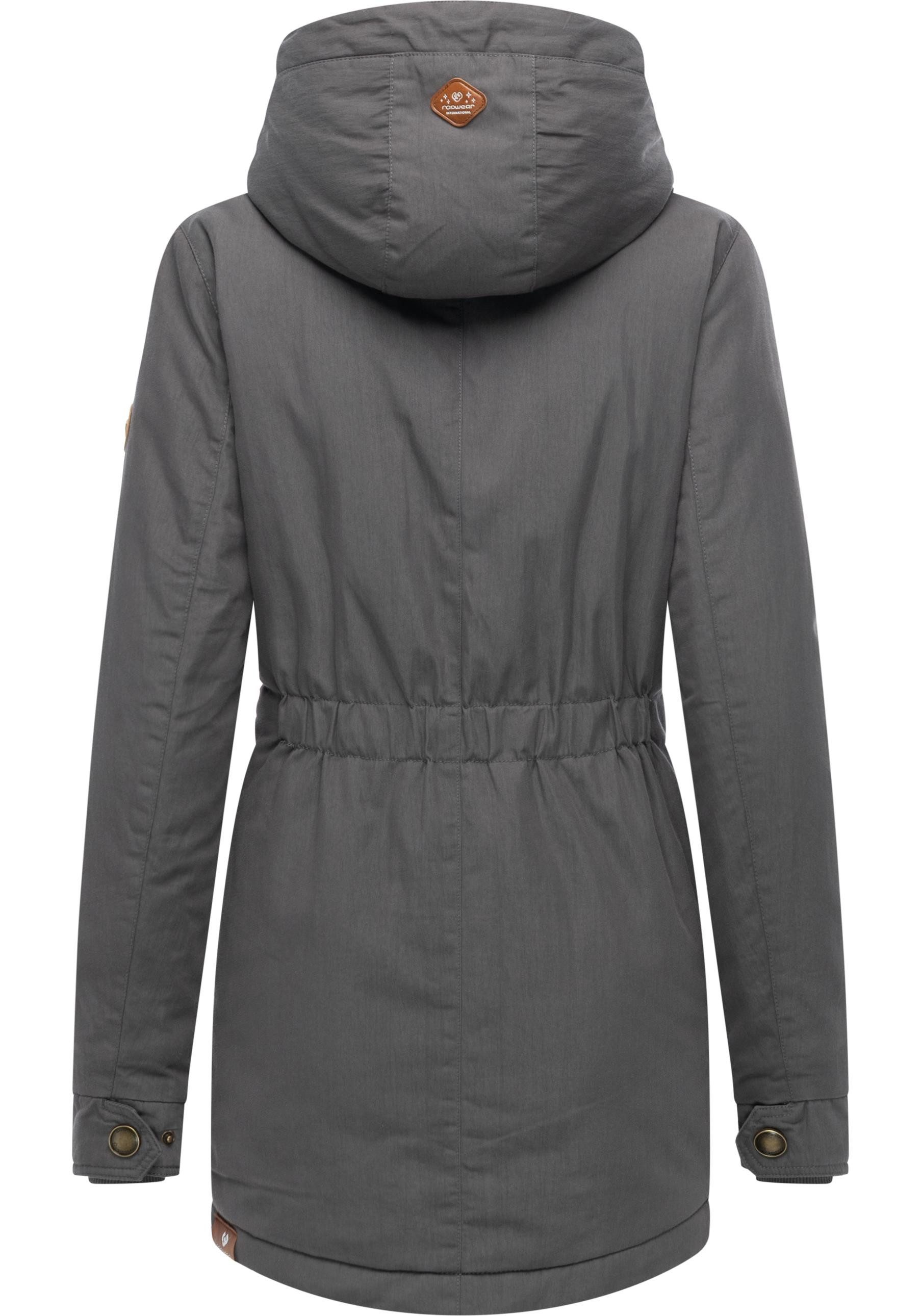 Ragwear Winterjacke Monadena Parka YOUMODO Warmer Kurzmantel mit Kapuze