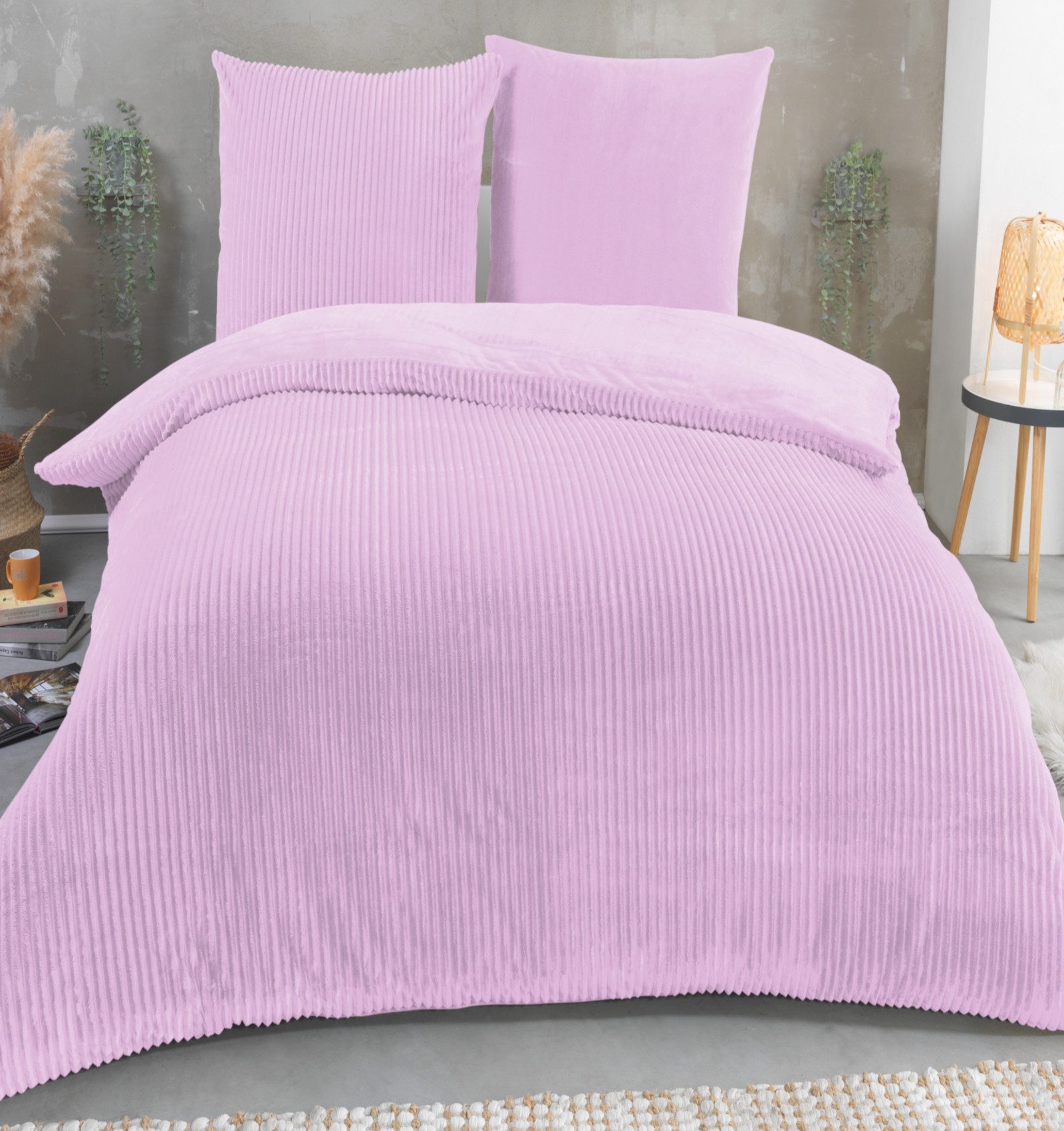Kuscheli Wendebettwäsche 200x200 + 2x 80x80 günstig online kaufen