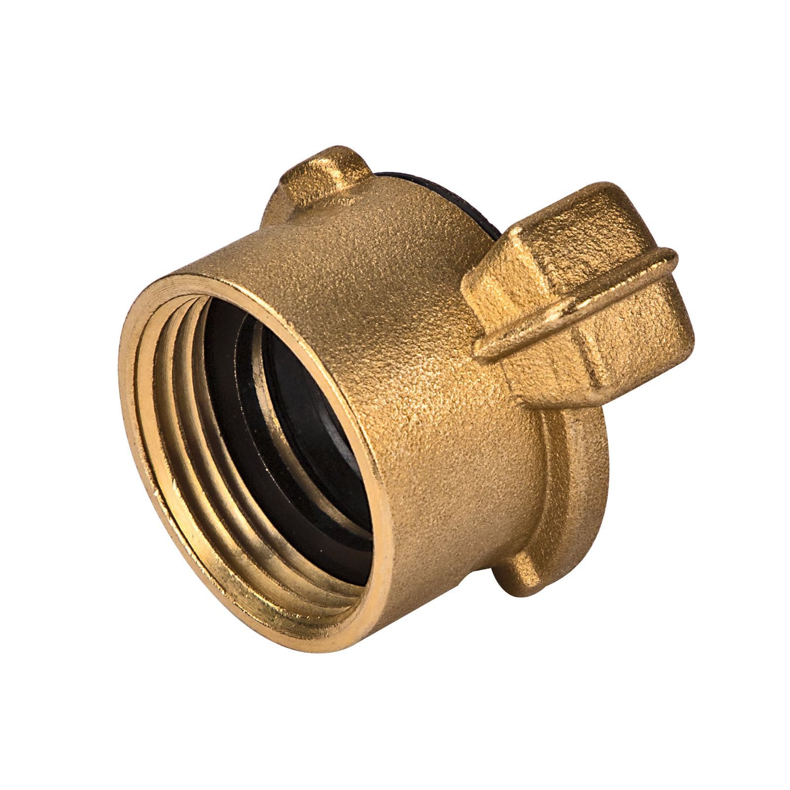 Schlauchadapter Messing Gewindestück 1 Zoll IG 33,3mm mit GK-Kupplung