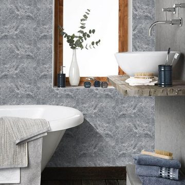 Coonoor Fliesenaufkleber Marmor Muster Fliesenaufkleber für Küche Badezimmer Wohnzimmer (4 St)