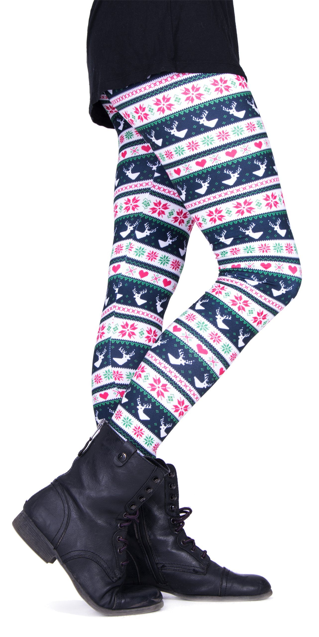 cosey Leggings Christmas-Line Leggings in verschiedenen Motiven (Einheitsgröße XS-L) Christmas (D09)