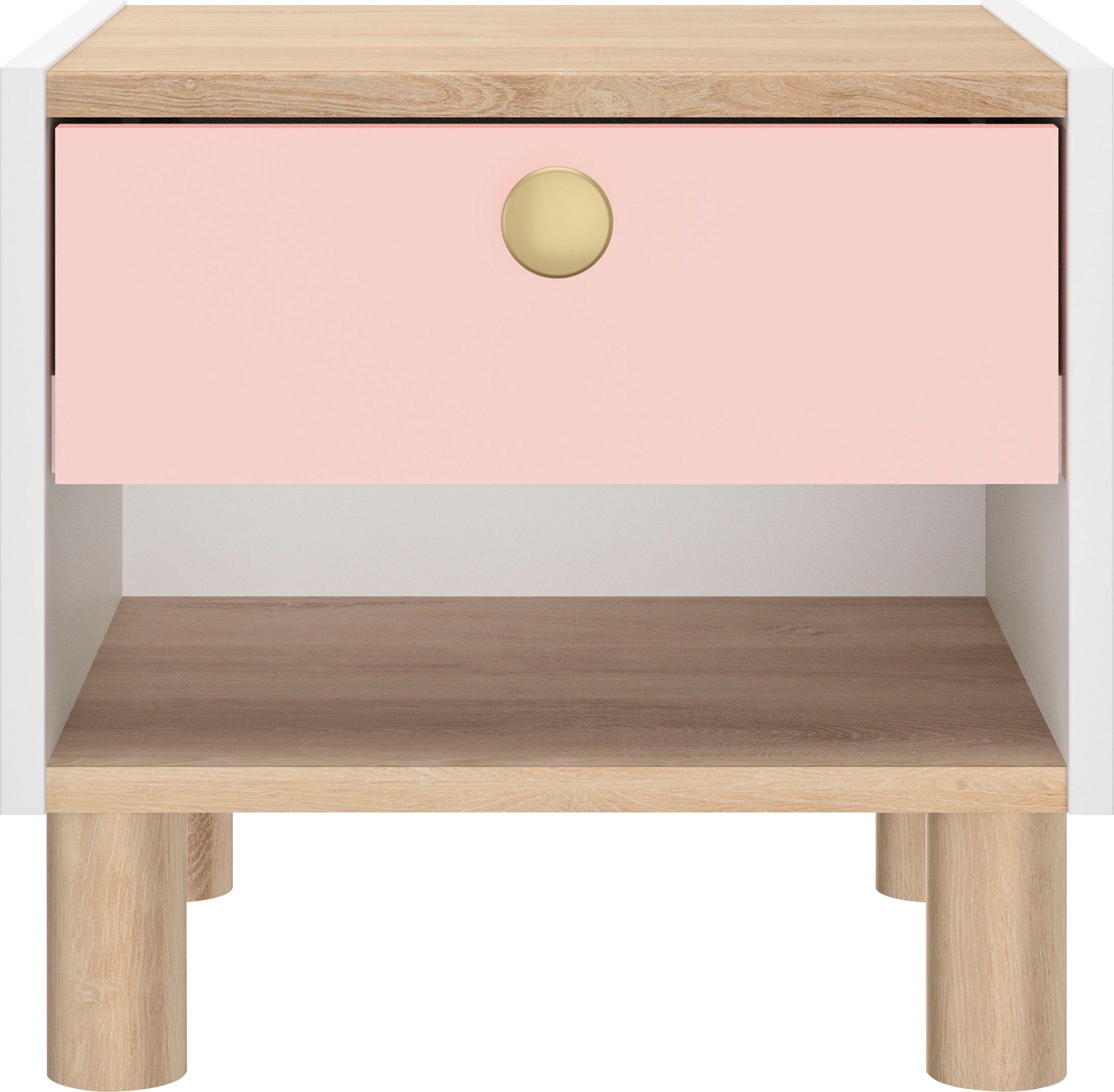 Gami Nachttisch Romy (1-St), Elegantes Design für eine sanfte und feminine günstig online kaufen