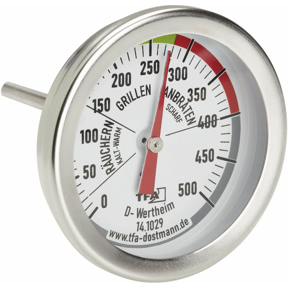 Grillerweiterung TFA Dostmann BBQ Grill Smoker Grillthermometer Edelstahl