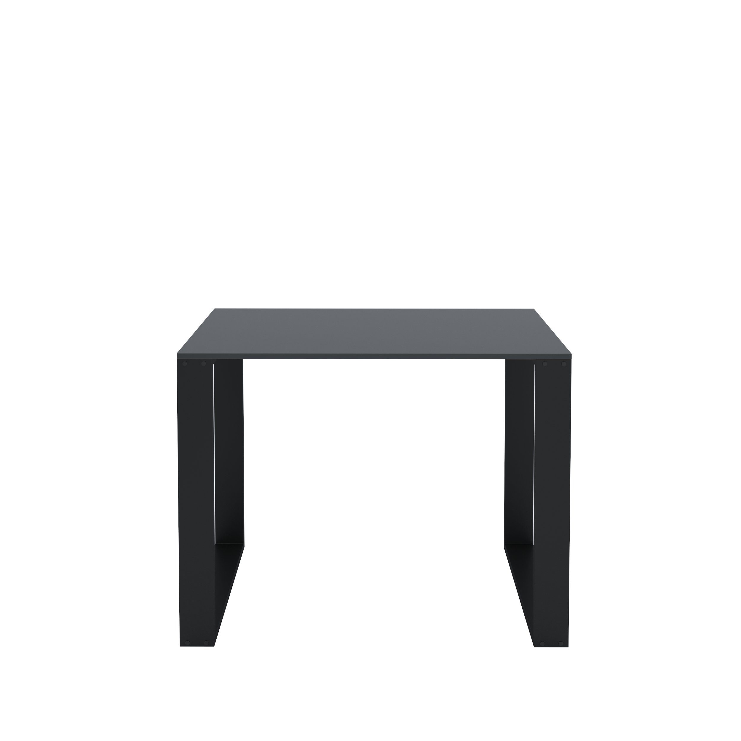Küchentisch Esstisch, 2mm-PVC Esszimmertisch AKKE Bürotisch Beinen LOFT Schwarze Anthrazit