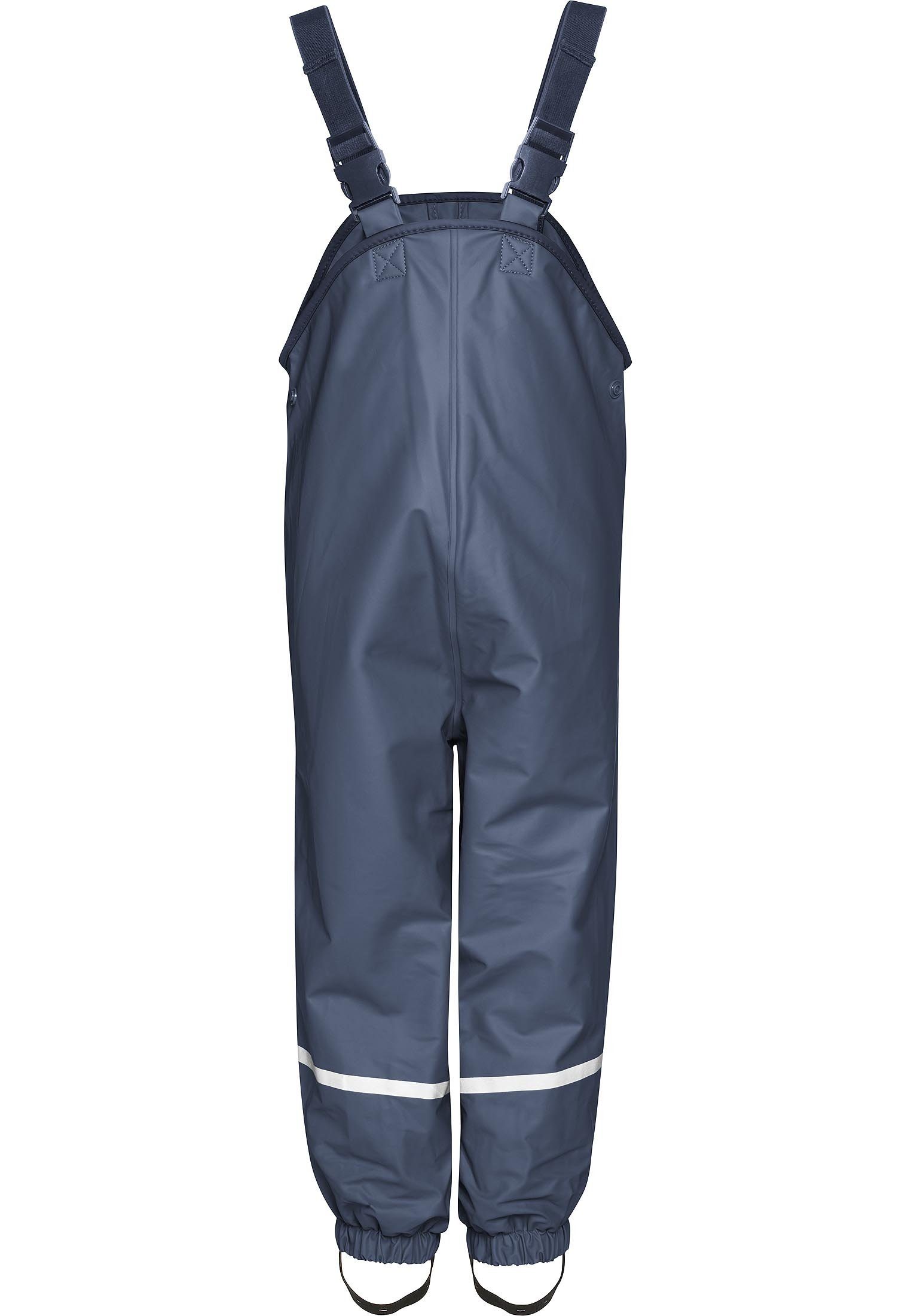 Playshoes Regenhose Fleece-Trägerhose gefüttert