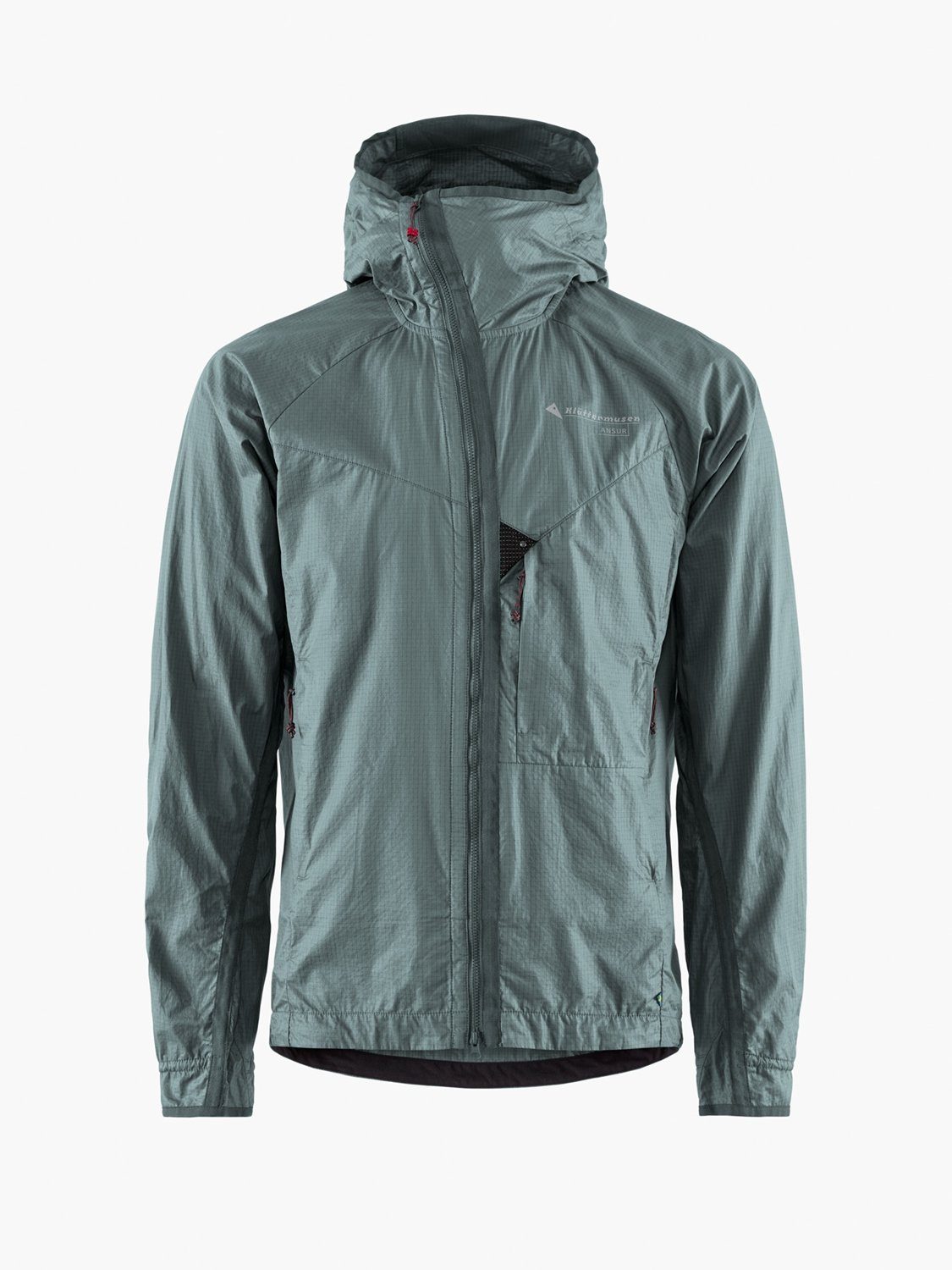 Klättermusen Windbreaker Ansur Hooded Wind Jacket M's Stone Blue