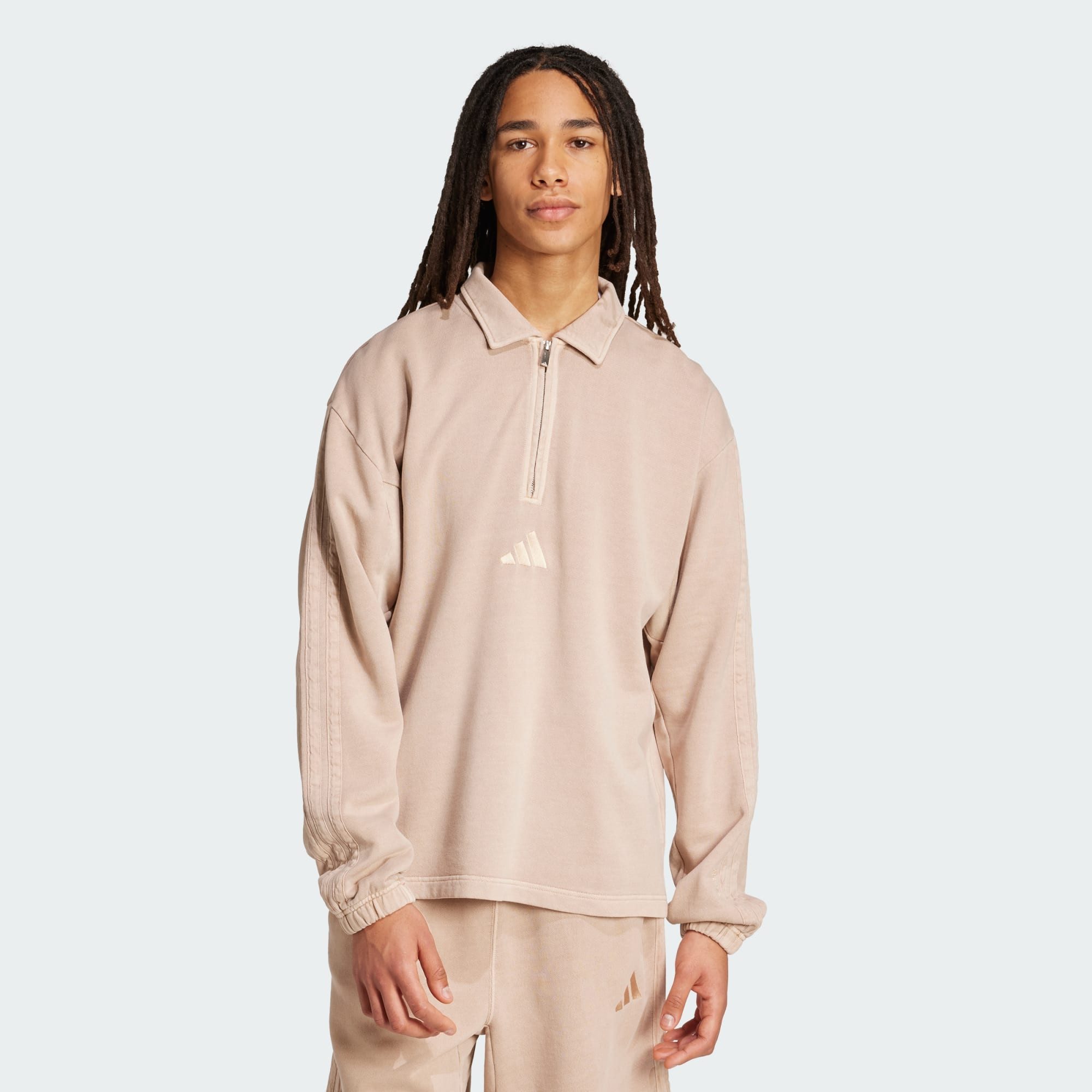 adidas Sportswear Sweatshirt ALL SZN FRENCH TERRY WASHED HALF-ZIP PULLOVER günstig online kaufen
