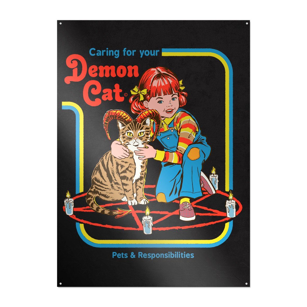 Steven Rhodes Metallschild