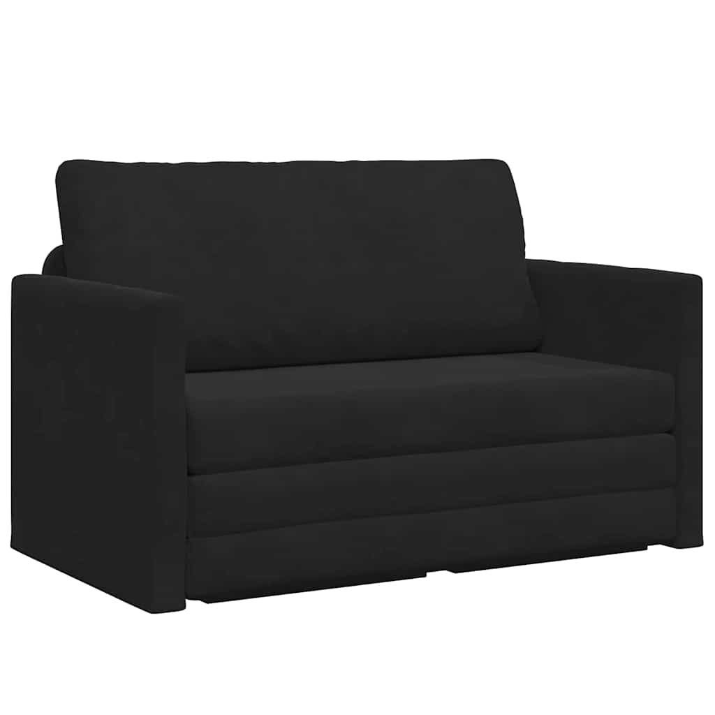 vidaXL Sofa Schlafsofa Schwarz 124 x 71 x 78 cm Samt, 1 Teile günstig online kaufen