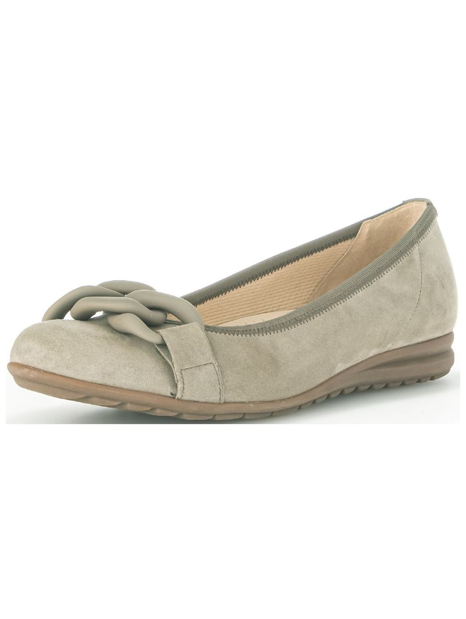 Ballerinas Veloursleder . Ballerina