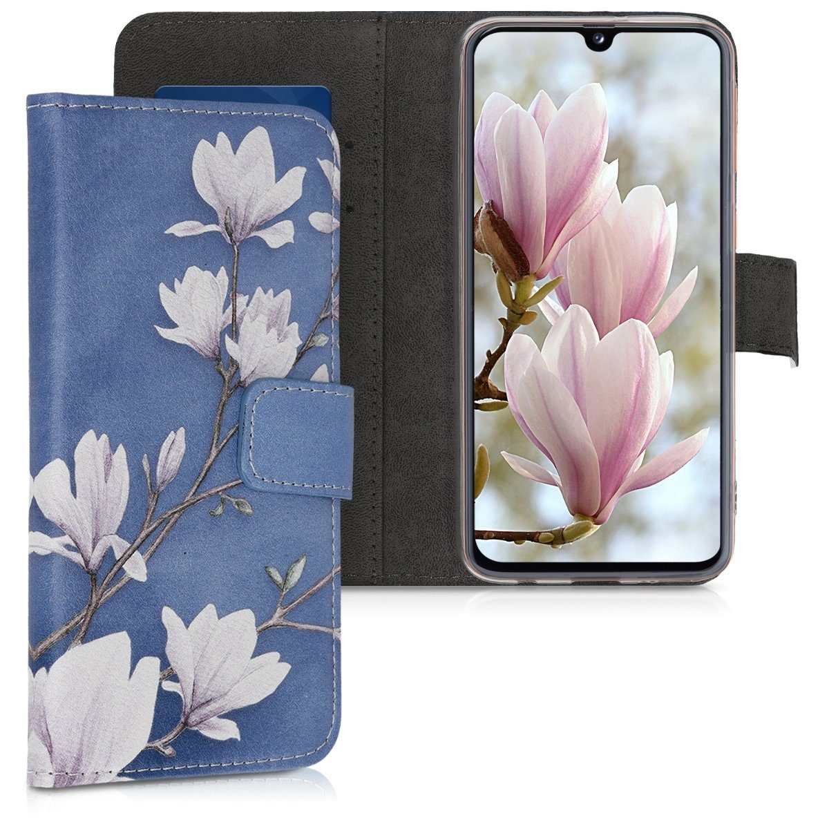 kwmobile Etui Wallet Case für Samsung Galaxy A40, Hülle mit Ständer Kartenf günstig online kaufen