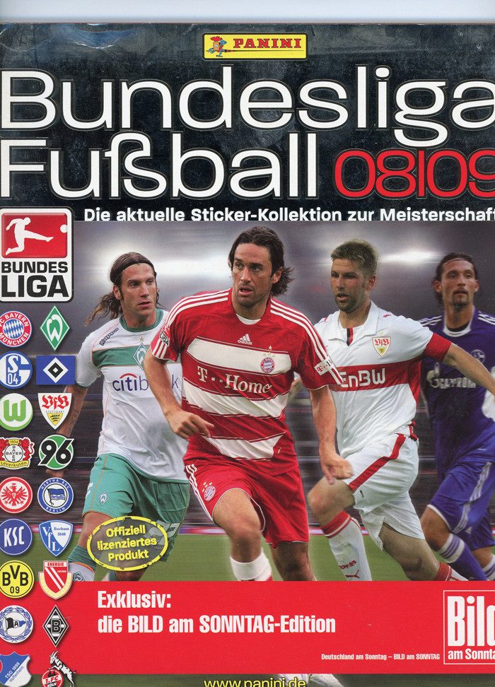 Topps Забронировать адвент-календарь Topps Bundesliga 08/09 GEBRAUCHT - Sammelsticker - Album