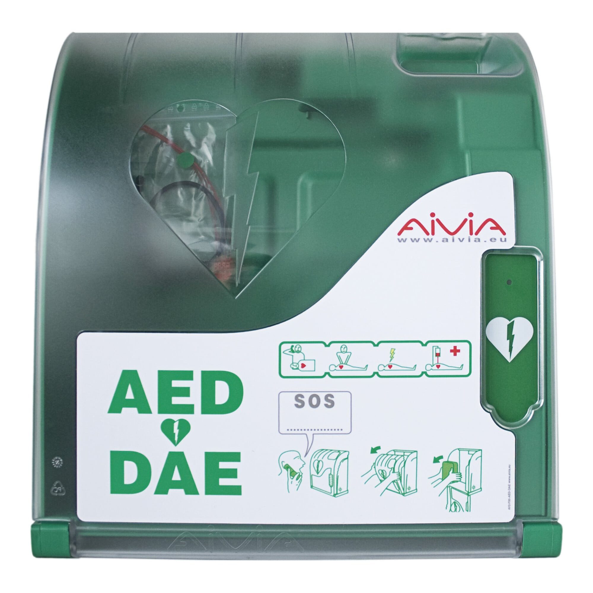GRAMM medical Aufbewahrungssystem Gramm Medical Aivia 100 Siren, AED Schutzschrank