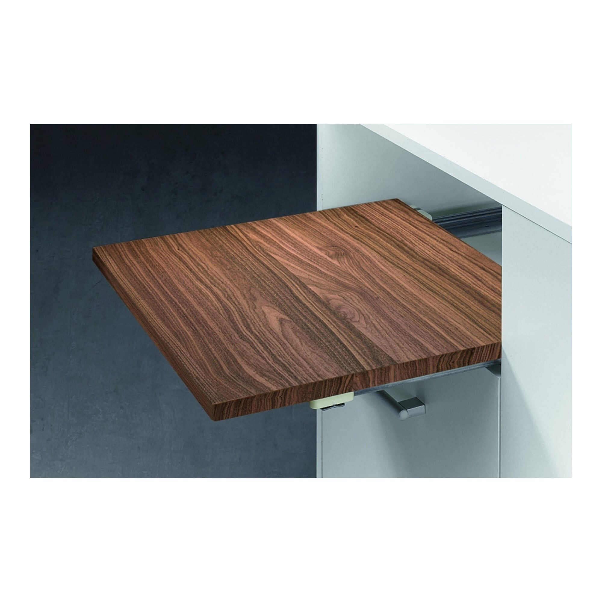 Hettich Schubkasten Hettich Teilauszug Quadro 40 für Bodenmontage, Länge 270 - 395 mm, lin