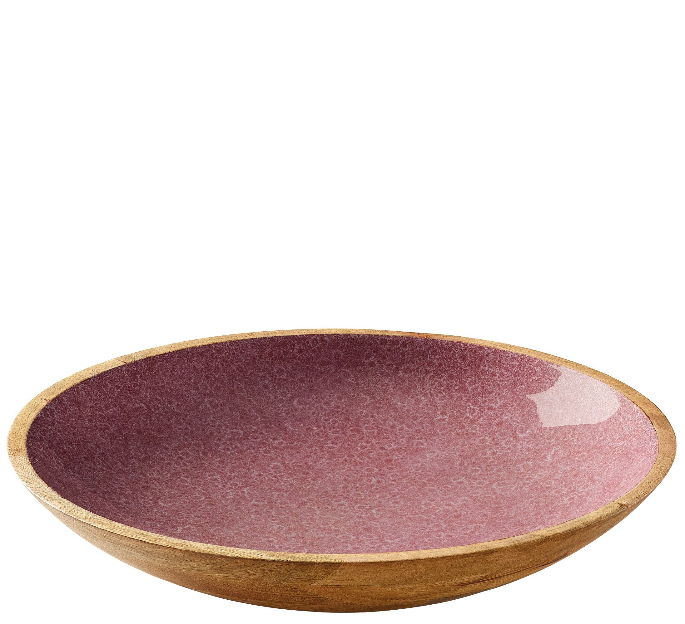 ZASSENHAUS Schale Schüssel Schale Obstschale Mangoholz Ø35 x 6cm ZASSENHAUS MINERAL, Material: Mangoholz