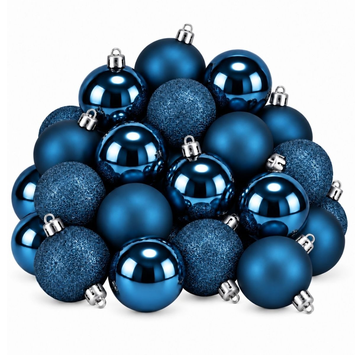 Dunkelblaue Weihnachtskugeln » Dunkelblaue Christbaumkugeln