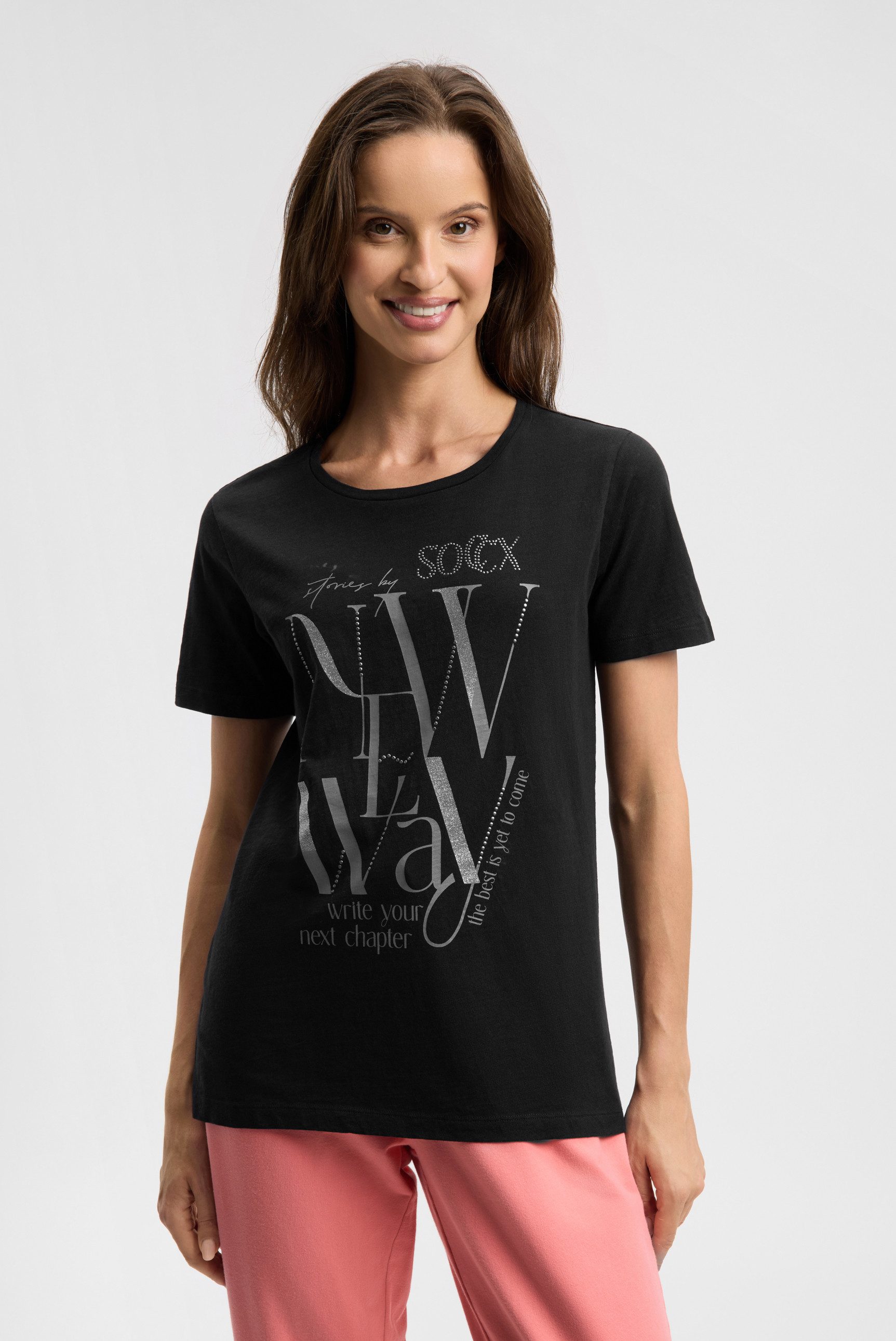 SOCCX Rundhalsshirt aus Baumwolle