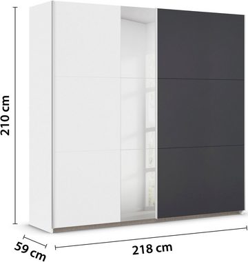 rauch Schlafzimmer-Set Monza, mit Schwebetürenschrank Breite 218 cm, Bettanlage in 2 Breiten