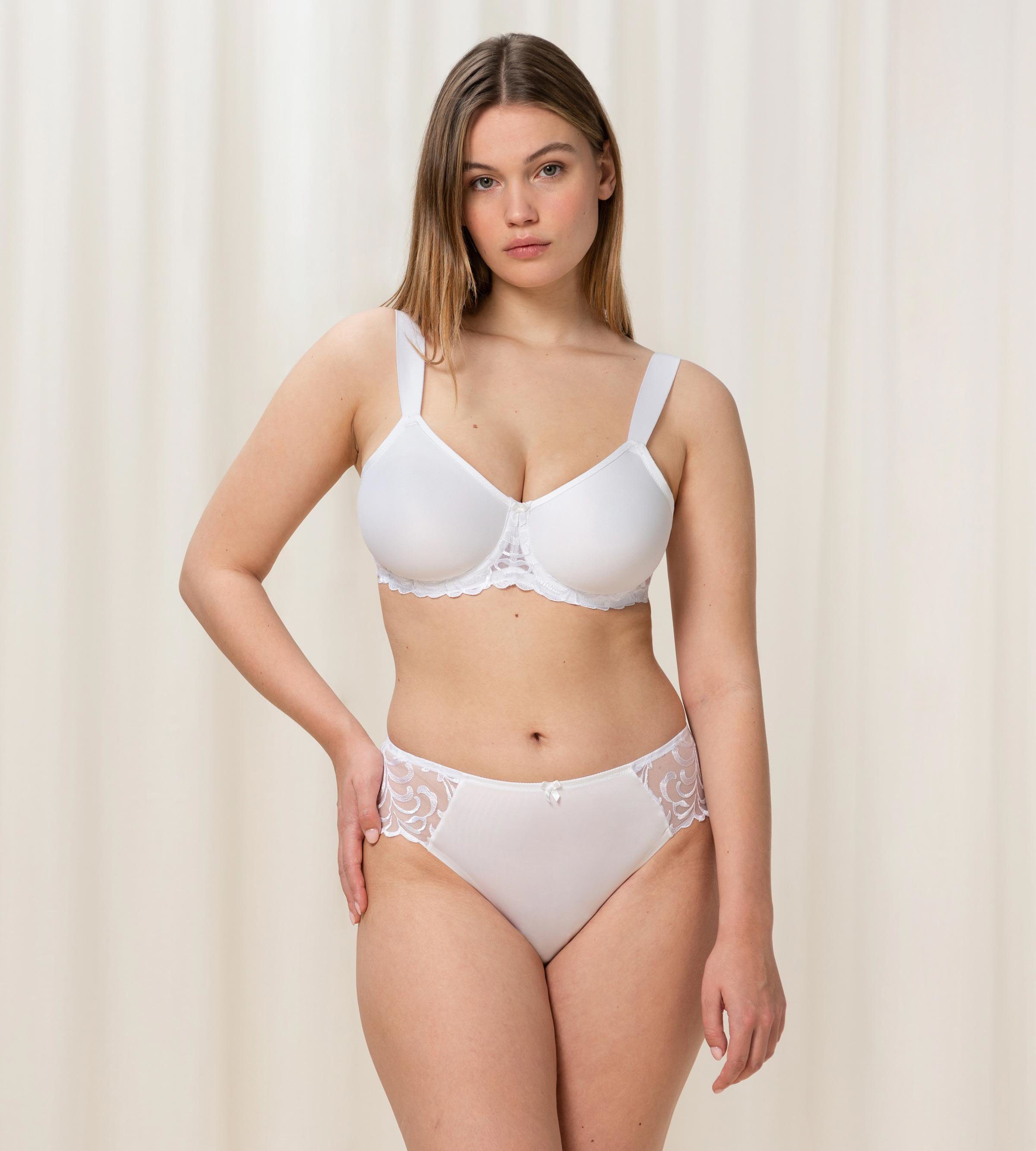 Triumph Tai-Slip Modern Finesse (1-St) mit Spitzeneinsatz, kleiner Schleife am Bündchen weiß