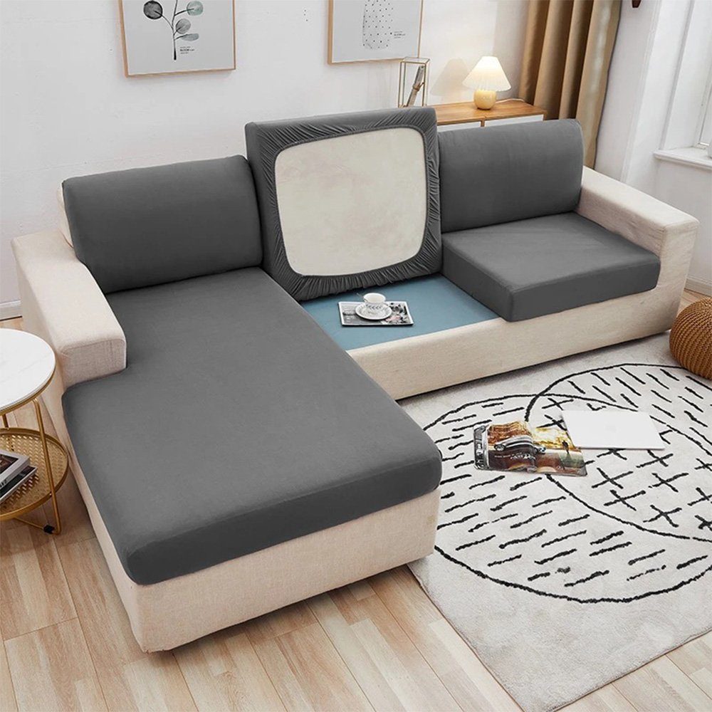 3 Fit Sitzer, FELIXLEO Wohnzimmer Sofahusse Möbelschutzbezug Stretch Sofabezug Sofabezug